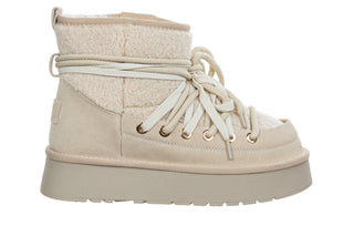 Śniegowce DA Premium Collection GR62-6021 Cream 216019, Beżowy, Skóra naturalna