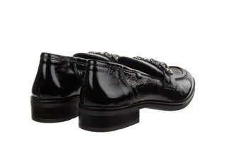 Mokasyny Fluchos Harvard D9118 Naplak Negro 217005, Brązowy, Skóra naturalna