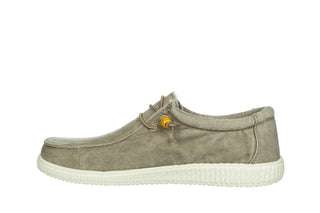 Półbuty Pitas Wp150 Wallabi Washed Beige 003378, Beżowy, Tkanina
