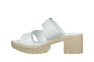 Klapki Bayla-161 022 09 Ln 13 White 161754, Biały, Skóra naturalna