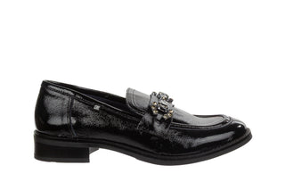 Mokasyny Fluchos Harvard D9118 Naplak Negro 217005, Brązowy, Skóra naturalna
