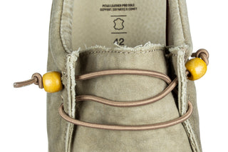 Półbuty Pitas Wp150 Wallabi Washed Beige 003378, Beżowy, Tkanina