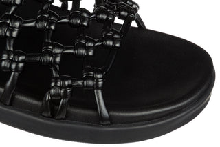 Klapki John Doubare 307-11 Black 104271, Czarny, Skóra naturalna
