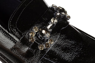 Mokasyny Fluchos Harvard D9118 Naplak Negro 217005, Brązowy, Skóra naturalna