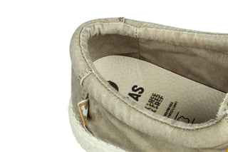 Półbuty Pitas Wp150 Wallabi Washed Beige 003378, Beżowy, Tkanina