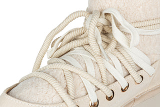 Śniegowce DA Premium Collection GR62-6021 Cream 216019, Beżowy, Skóra naturalna