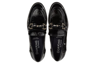 Mokasyny Fluchos Harvard D9118 Naplak Negro 217005, Brązowy, Skóra naturalna