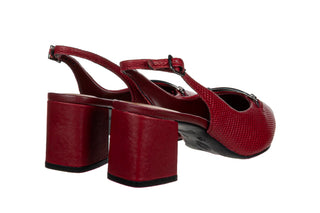 Czółenka Bottero 377103 Bordo Bordo 523098, Bordowy, Skóra naturalna