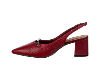 Czółenka Bottero 377103 Bordo Bordo 523098, Bordowy, Skóra naturalna