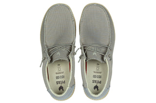 Półbuty Pitas Wp150 Knitted Beige 003370, Beżowy, Tkanina