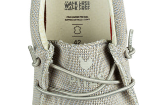 Półbuty Pitas Wp150 Knitted Beige 003370, Beżowy, Tkanina