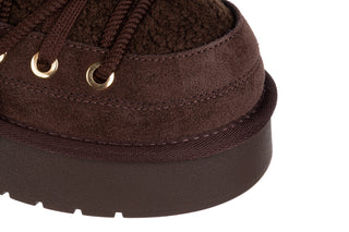 Śniegowce DA Premium Collection GR62-6021 Chocolate 216018, Brązowy, Skóra naturalna