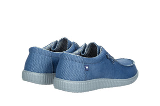 Półbuty Pitas Wp150 Knitted Azul 003369, Niebieski, Tkanina