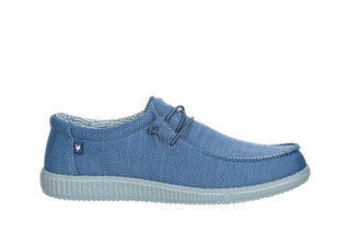 Półbuty Pitas Wp150 Knitted Azul 003369, Niebieski, Tkanina