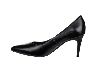 Czółenka Bottero 377201 Black Nap 523099, Czarny, Skóra naturalna