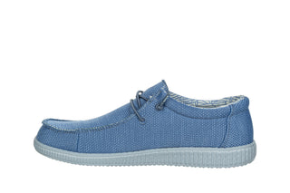 Półbuty Pitas Wp150 Knitted Azul 003369, Niebieski, Tkanina