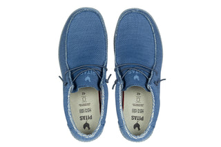 Półbuty Pitas Wp150 Knitted Azul 003369, Niebieski, Tkanina