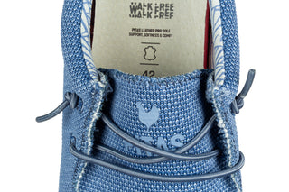 Półbuty Pitas Wp150 Knitted Azul 003369, Niebieski, Tkanina