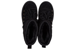 Śniegowce DA Premium Collection GR62-6021 Black 216017, Czarny, Skóra naturalna