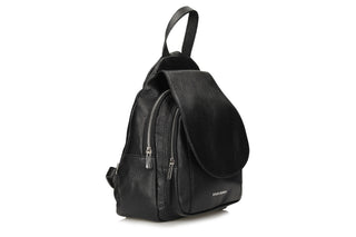 Plecak Toscanio A186 Czarny, Skóra naturalna