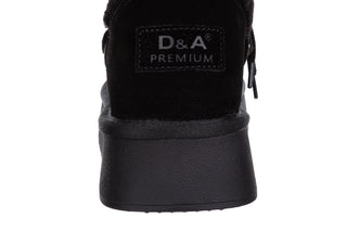 Śniegowce DA Premium Collection GR62-6021 Black 216017, Czarny, Skóra naturalna