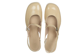 Sandały Wonders D-2401 Beig 138064, Beżowy, Skóra naturalna