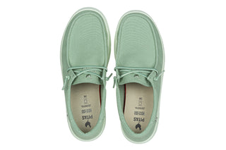 Półbuty Pitas Cannes Verde 003329, Zielony, Tkanina