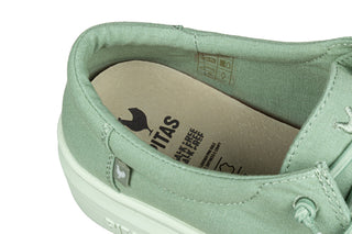 Półbuty Pitas Cannes Verde 003329, Zielony, Tkanina