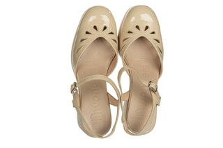 Sandały Wonders H-4991 Beig 138067, Beżowy, Skóra naturalna