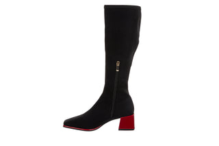 Kozaki Gioseppo 80684 Black 602232, Czarny, Materiał
