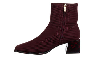 Botki Gioseppo 80115 Burgundy 602231, Bordowy, Materiał