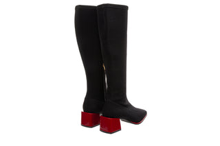 Kozaki Gioseppo 80684 Black 602232, Czarny, Materiał