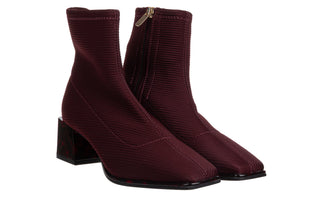 Botki Gioseppo 80115 Burgundy 602231, Bordowy, Materiał