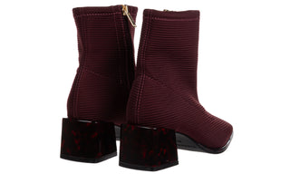 Botki Gioseppo 80115 Burgundy 602231, Bordowy, Materiał