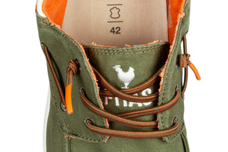 Półbuty Pitas Maui Kaki 003363, Zielony, Tkanina