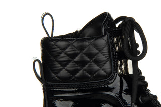 Botki Sca'viola M-73 Black Patent 047196, Czarny, Skóra naturalna lakierowana