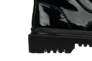 Botki Sca'viola M-73 Black Patent 047196, Czarny, Skóra naturalna lakierowana