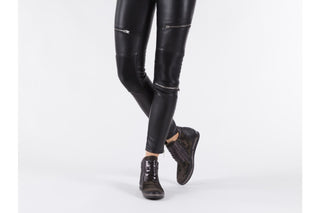 Sneakersy Bayla-131 4006 Black, Czarny, Skóra naturalna
