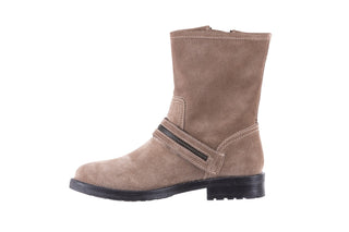 Botki Bayla-164 Top 25 Beige 164007, Beż, Skóra naturalna