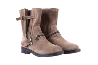 Botki Bayla-164 Top 25 Beige 164007, Beż, Skóra naturalna