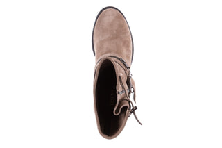 Botki Bayla-164 Top 25 Beige 164007, Beż, Skóra naturalna