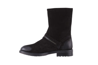 Botki Bayla-164 Top 25 Black 164008, Czarny, Skóra naturalna