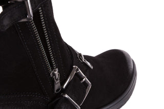 Botki Bayla-164 Top 25 Black 164008, Czarny, Skóra naturalna