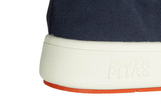 Półbuty Walk In Pitas Biarritz Periscope 003300, Granatowy, Materiał