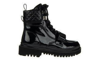 Botki Sca'viola M-73 Black Patent 047196, Czarny, Skóra naturalna lakierowana