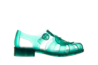 Sandały Melissa Heart Sandal Capetos AD Green Transparent 010407, Zielony, Guma