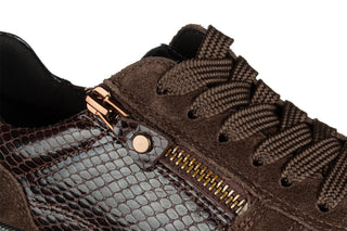 Sneakersy Ara 12-27540-27 Moro Caffee Schwarz Cacao, Brązowy, Skóra naturalna