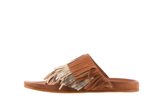 Klapki Bayla-163 17-192 Nr 1 Coconut Combi, Brąz, Skóra naturalna