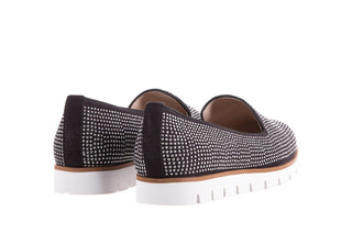 Mokasyny Bayla-018 1556-38 Black Black 018512, Czarny, Materiał
