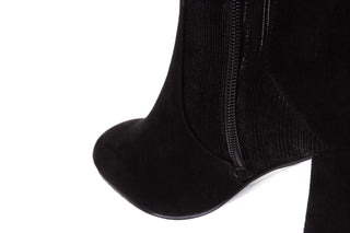 Botki Bayla-018 PE70-X2 Black Pewter, Czarny, Skóra naturalna